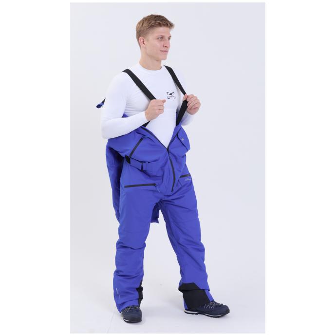 МУЖСКОЙ СНОУБОРДИЧЕСКИЙ КОМБИНЕЗОН RUNNING SPORT - 8901-blue - Цвет Синий - Фото 3
