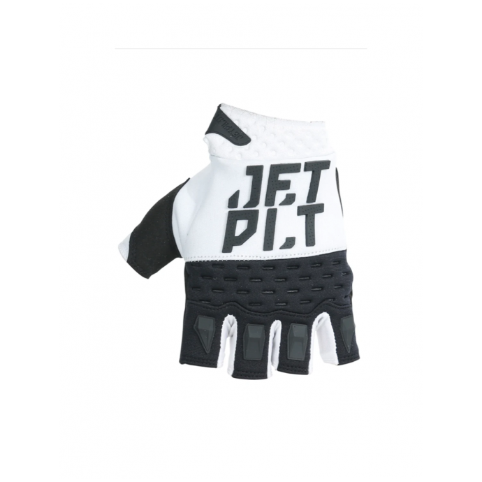 Перчатки для водных видов спорта Jetpilot SHORT FINGER RACE RX GLOVE - 190990-WHITE/BLACK - Цвет черно-белый - Фото 1