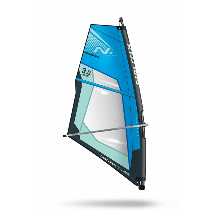 Парус дакроновый NAUTIX (только парус) для школ и начинающих Nautix Dacron Sail + Mast top 3.0 m ( alu mast ) - 070601 Dacron Sail - 3.0 m  - Цвет Оранжевый - Фото 1