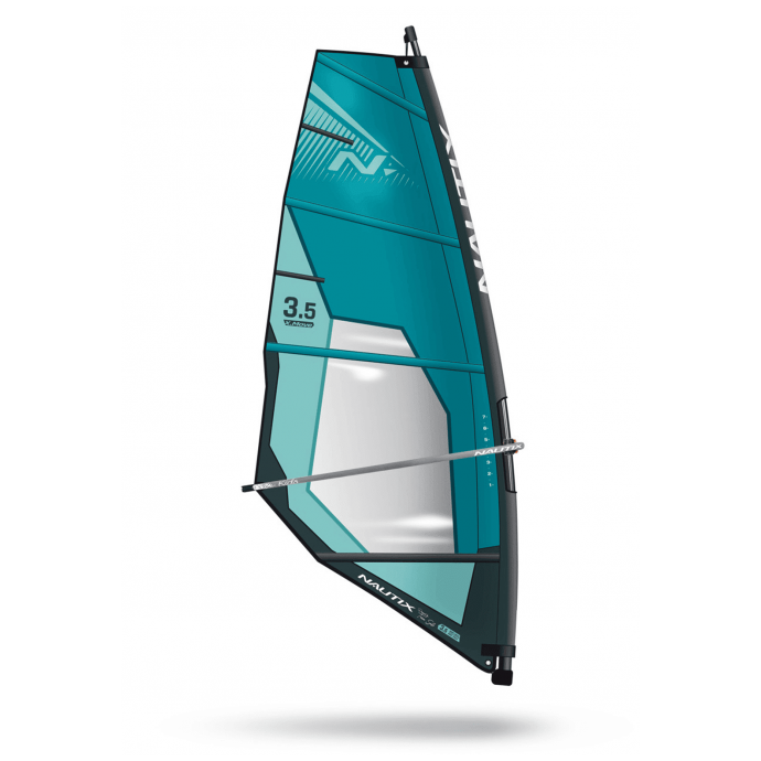 Парус дакроновый NAUTIX (только парус) для школ и начинающих  Nautix Dacron Sail + Mast top 3.5 m ( alu mast ) - Dacron Sail -3.5 m - Цвет Голубой - Фото 1