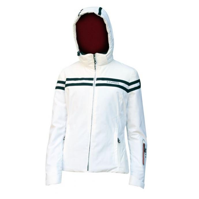 Горнолыжная куртка  HYRA.  Арт "HLG 3385" - (white-black) HYRA.  Арт "HLG 3385" - Цвет Белый - Фото 5