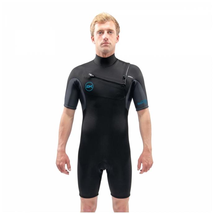 Гидрокостюм DK Men's Quantum Chest Zip Shorty 2/2mm Black/Grey - Артикул DK22M22QSZ - Фото 6
