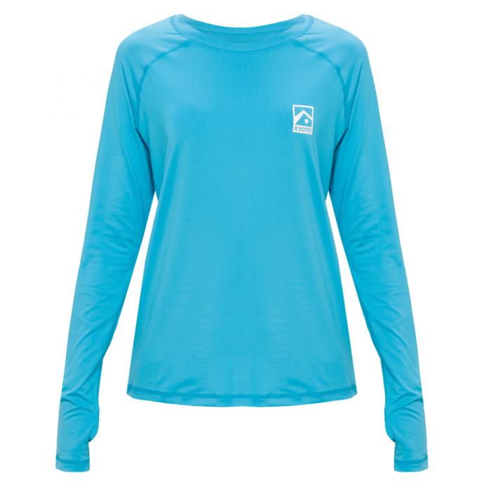 Лайкра KYOTO MEAGAN LS RASHGUARD - MEGAN-TEAL - Цвет Голубой - Фото 1