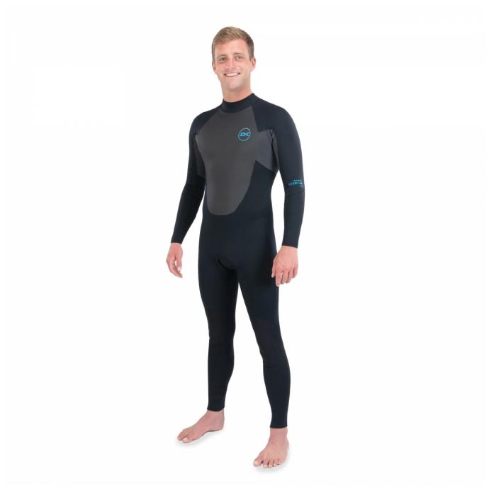 Гидрокостюм DAKINE Men's Quantum Back Zip Full Suit 3/2mm GBS Black/Grey - DK22M32QBZ-Black/Grey - Цвет Черный - Фото 3