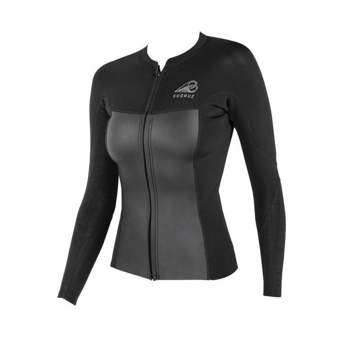 НЕОПРЕНОВАЯ КУРТКА ЖЕНСК. SOORUZ «DIVINE ZIP»  2 ММ - E24 WW21TZLSDIVBK- BLACK - Цвет Черный - Фото 2