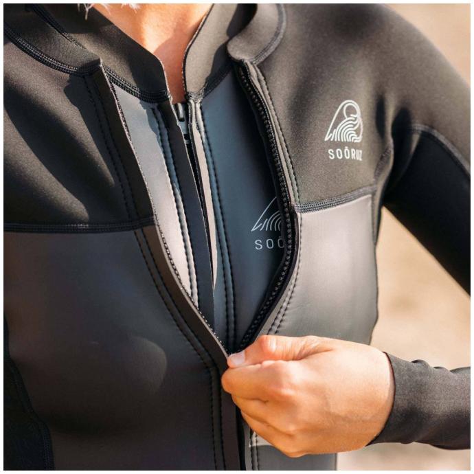 НЕОПРЕНОВАЯ КУРТКА ЖЕНСК. SOORUZ «DIVINE ZIP»  2 ММ - E24 WW21TZLSDIVBK- BLACK - Цвет Черный - Фото 4