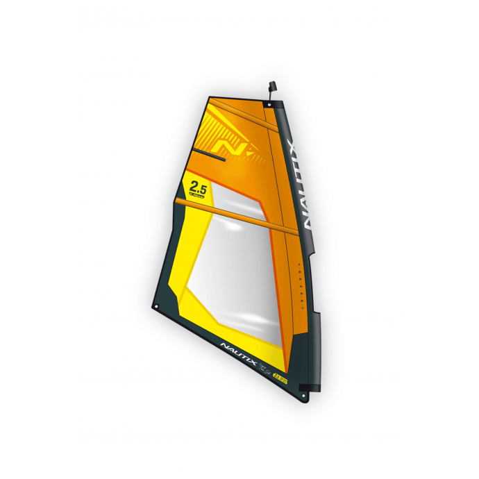 Парус дакроновый NAUTIX (только парус) для школ и начинающих Nautix Dacron Sail + Mast top 2.5 m ( fiber mast ) - 070702 Dacron Sail -2.0 m - Цвет Красный - Фото 1