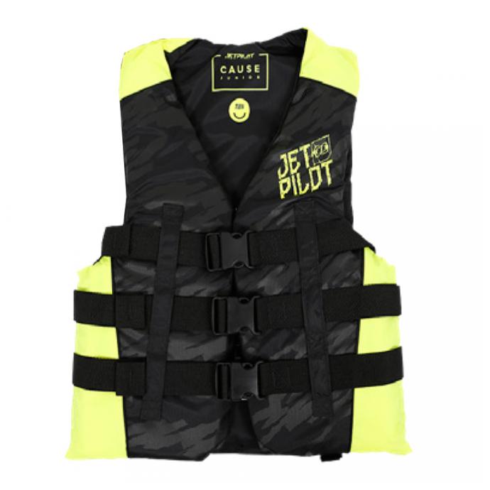 Спасательный жилет неопрен ДЕТ. Jetpilot Cause ISO 50N Neo Vest - 19084-Black/Yellow - Цвет Черный, Желтый - Фото 1