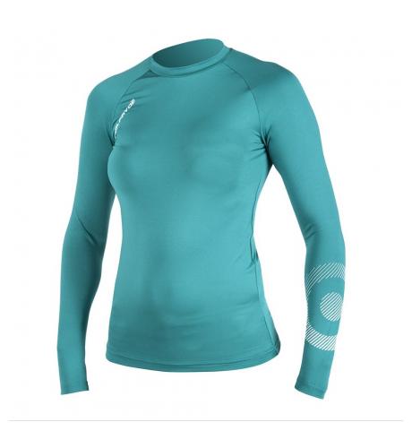 ГИДРОМАЙКА ЛАЙКР. NP 23 SPARK RASH GUARD L/S L C4 PETROL/CORAL PRINT