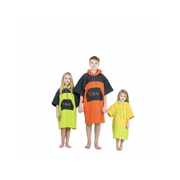 СЕРФ ПОНЧО детское well-soft - Аритикул SURF SILVER Baby well-soft-лимонный-L - Фото 3