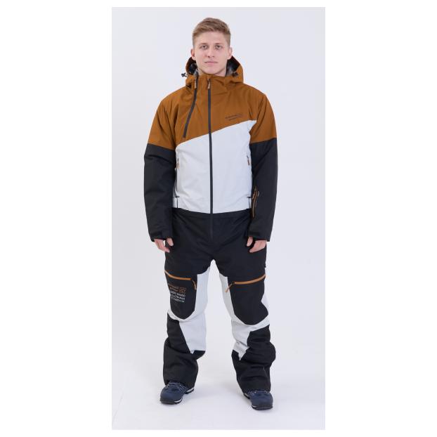 МУЖСКОЙ СНОУБОРДИЧЕСКИЙ КОМБИНЕЗОН RUNNING SPORT - Аритикул 8892-grey-XL - Фото 109