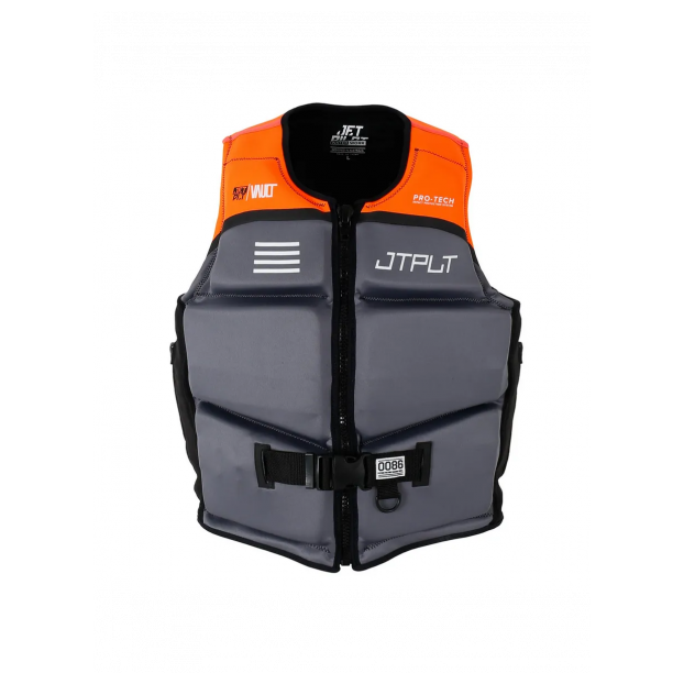 Спасательный жилет для гидроцикла нейлон мужской Jetpilot RX VAULT PROTECH S/E VEST - Аритикул 250270-CHAR/ORG-L/XL - Фото 2