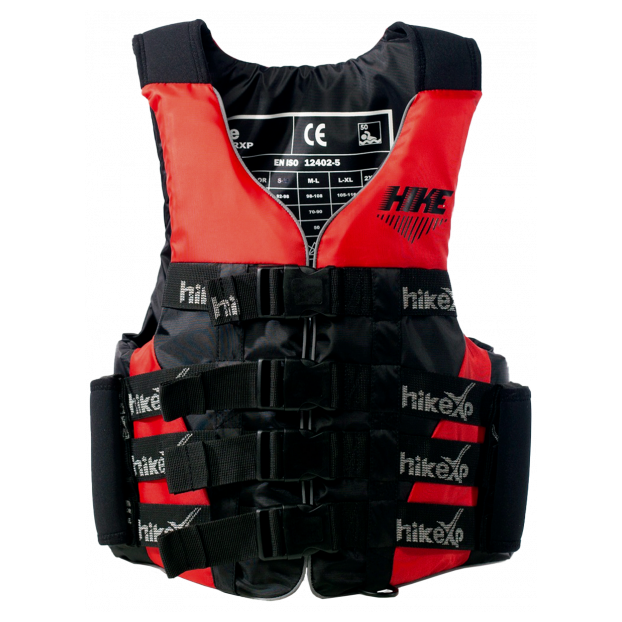 Спасательный жилет красный с ручками hikeXp RXP Ultimate Black/Red - Аритикул 100305-Black/White-2XL/3LXL - Фото 2
