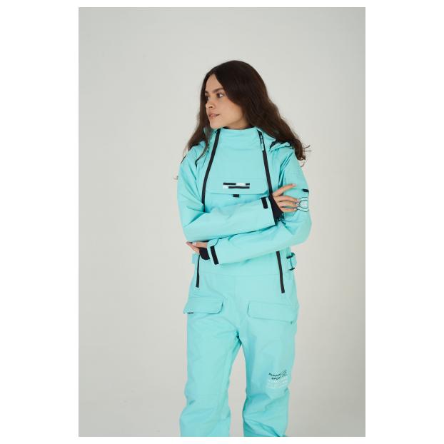 ЖЕНСКИЙ СНОУБОРДИЧЕСКИЙ КОМБИНЕЗОН RUNNING SPORT - Аритикул 7799-mint-M - Фото 1