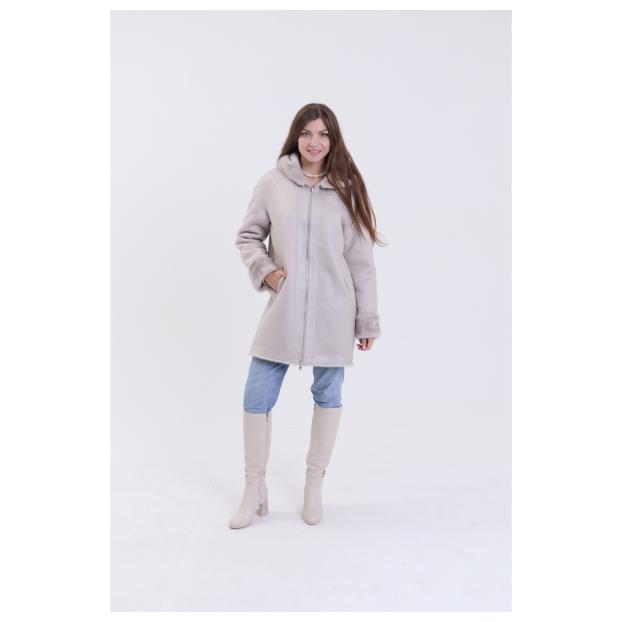 Шуба женская двусторонняя VITIA  - Аритикул A1528-5-2XL - Фото 19