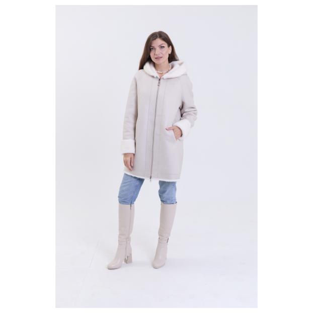 Шуба женская двусторонняя VITIA  - Аритикул A1528-5-2XL - Фото 38