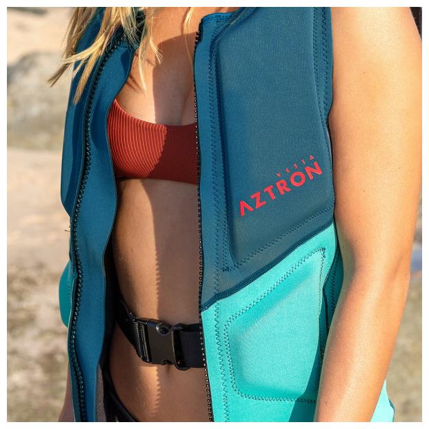 Жилет водный женский AZTRON VESTA SAFETY VEST (SS) (БИРЮЗОВЫЙ) - Аритикул az_ves-M - Фото 3