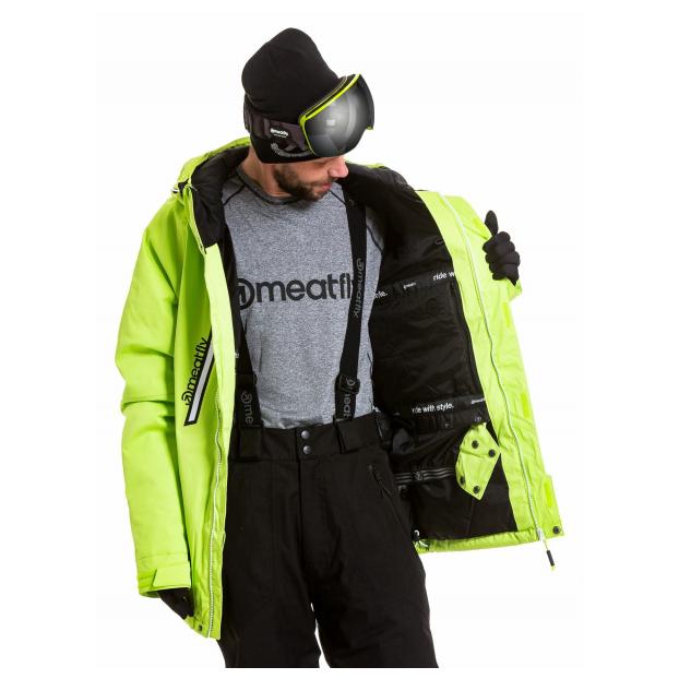 Сноубордическая куртка MEATFLY «DODGE PREMIUM» - Аритикул DODGE-LIME-S - Фото 5