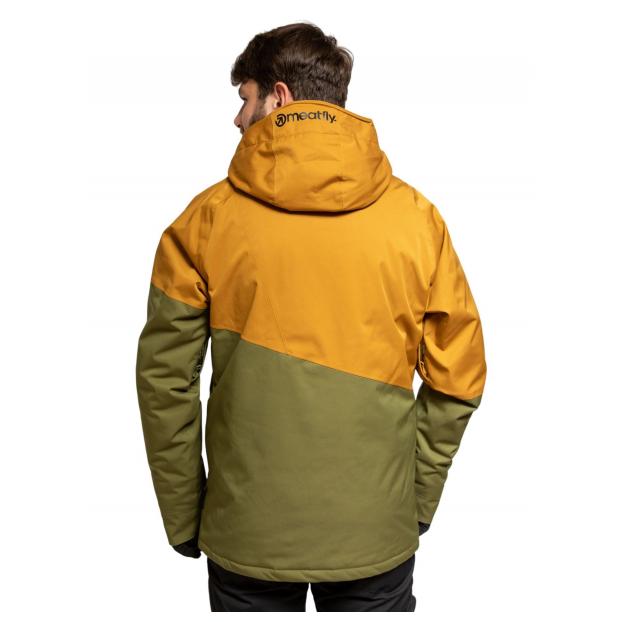 СНОУБОРДИЧЕСКАЯ КУРТКА MEATFLY «BANG PREMIUM» - Аритикул BANG PREMIUM-WOOD/GREEN-S - Фото 9