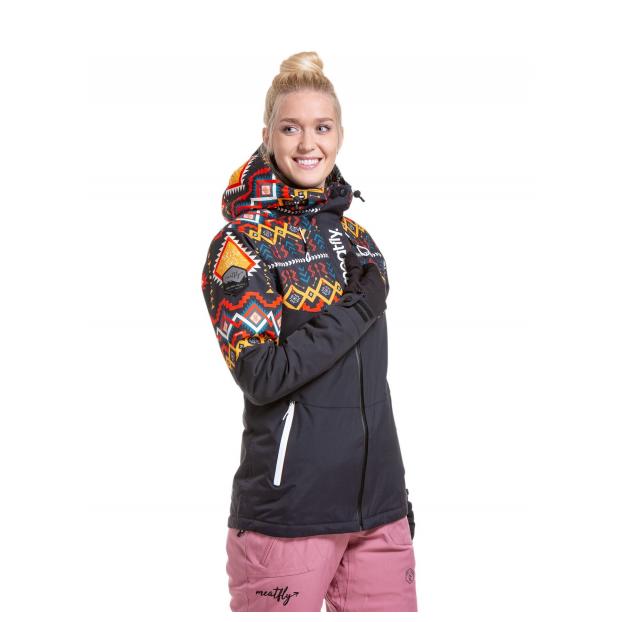 Сноубордическая куртка MEATFLY «KIRSTEN»  - Аритикул KIRSTEN-1-HOT PINK/TURQUOISE-XS - Фото 24