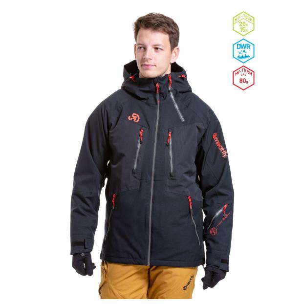 Сноубордическая куртка MEATFLY CRONOS - Аритикул CRONOS-3-FERRARI RED/DARK GREY-M - Фото 18