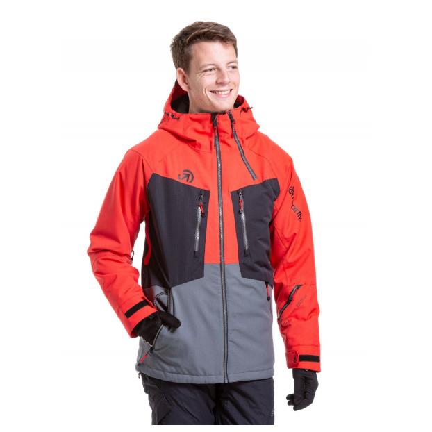 Сноубордическая куртка MEATFLY CRONOS - Аритикул CRONOS-3-FERRARI RED/DARK GREY-M - Фото 35