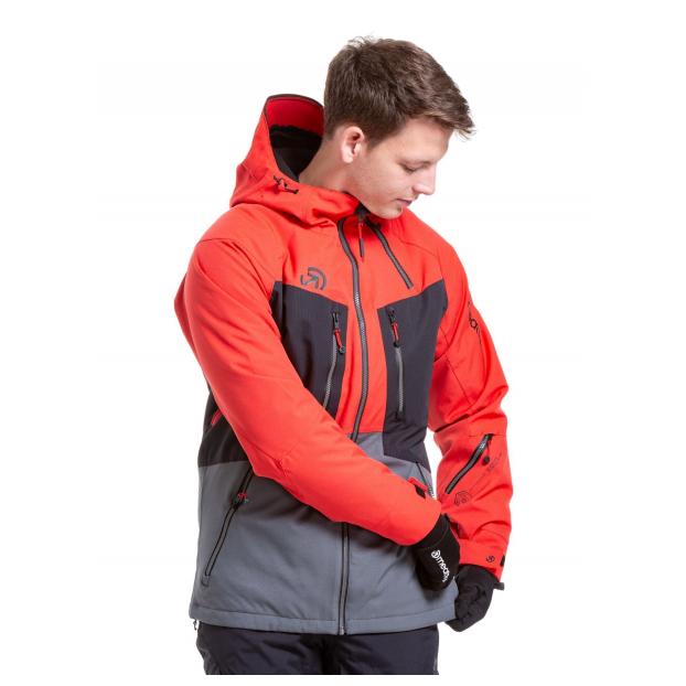 Сноубордическая куртка MEATFLY CRONOS - Аритикул CRONOS-3-FERRARI RED/DARK GREY-M - Фото 36