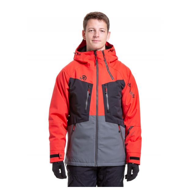 Сноубордическая куртка MEATFLY CRONOS - Аритикул CRONOS-3-FERRARI RED/DARK GREY-M - Фото 37