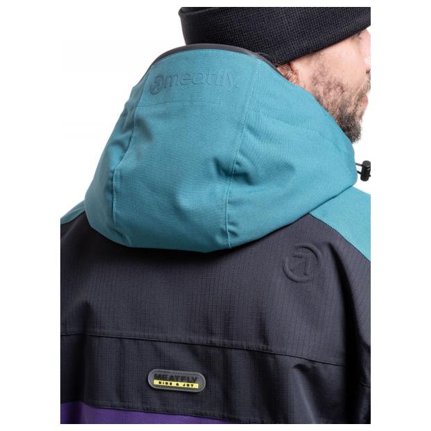 Сноубордическая куртка MEATFLY ZENITH - Аритикул ZENITH-4-Teal Blue-M - Фото 8