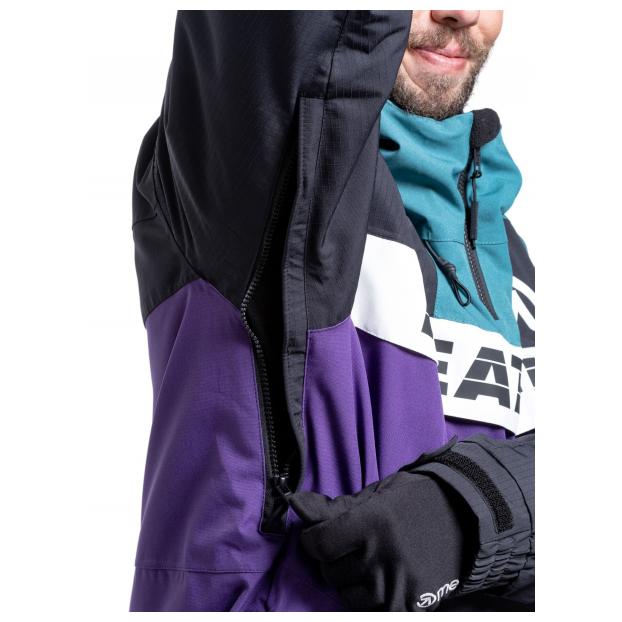 Сноубордическая куртка MEATFLY ZENITH - Аритикул ZENITH-4-Teal Blue-M - Фото 11