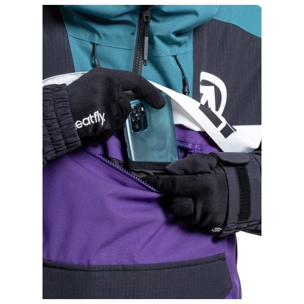 Сноубордическая куртка MEATFLY ZENITH - Аритикул ZENITH-4-Teal Blue-M - Фото 13