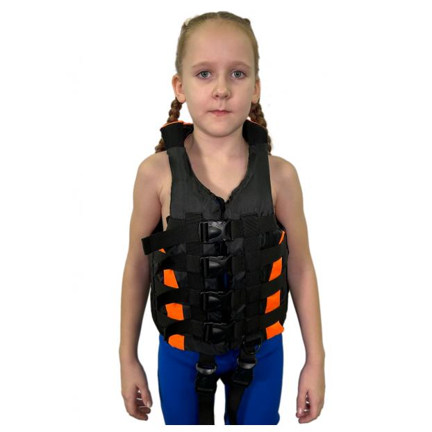 Спасательный жилет оранжевый подростковый hikeXp Universal Black\Orange Junior - Аритикул 100067-JUNIOR - Фото 11