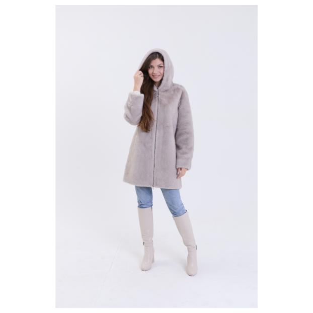 Шуба женская двусторонняя VITIA  - Аритикул A1528-5-2XL - Фото 20