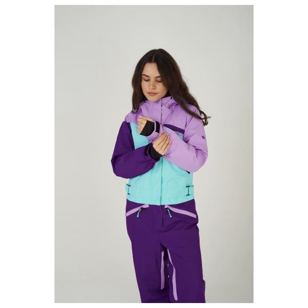 ЖЕНСКИЙ СНОУБОРДИЧЕСКИЙ КОМБИНЕЗОН RUNNING SPORT - Аритикул 7799-mint-M - Фото 14