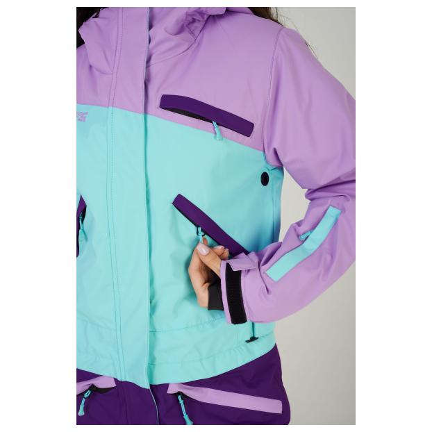 ЖЕНСКИЙ СНОУБОРДИЧЕСКИЙ КОМБИНЕЗОН RUNNING SPORT - Аритикул 7799-mint-M - Фото 16