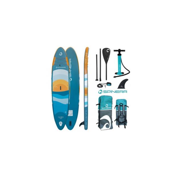 SUP-доска надувная с веслом продвинутая Spinera Supventure 12'0" Sunrise DLT S24 - Аритикул 20250 - Фото 1