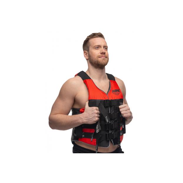 Спасательный жилет красный с ручками hikeXp RXP Ultimate Black/Red - Аритикул 100305-Black/White-2XL/3LXL - Фото 4