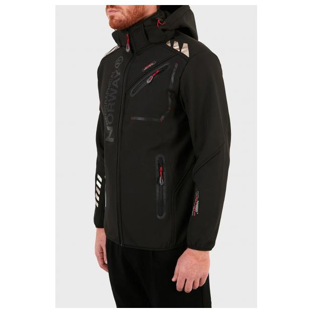 Софтшеловая куртка мужская  GEOGRAPHICAL NORWAY «ROYAUTE»  - Аритикул WU8193H/GNO-NAVY-BLACK-M - Фото 6