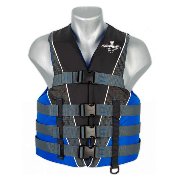 Спасательный жилет нейлон мужской O'Brien 4-BUCK PRO MENS BLUE S24  - Аритикул 211180-5XL - Фото 1