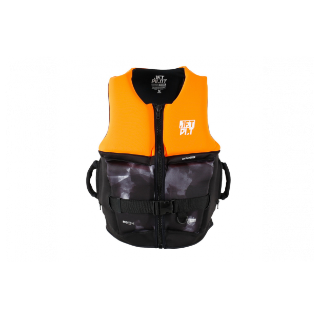 Спасательный жилет для гидроцикла неопр муж  Jetpilot 3SXTY HYPERFLEX S-GRIP ECO - Аритикул 250320-CHAR/ORG-M - Фото 1