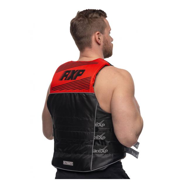 Спасательный жилет красный с ручками hikeXp RXP Ultimate Black/Red - Аритикул 100305-Black/White-2XL/3LXL - Фото 6