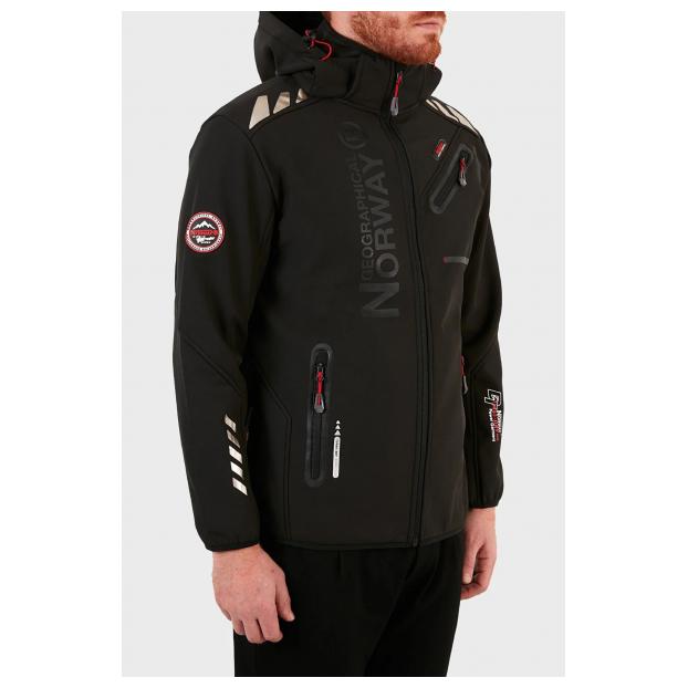 Софтшеловая куртка мужская  GEOGRAPHICAL NORWAY «ROYAUTE»  - Аритикул WU8193H/GNO-NAVY-BLACK-M - Фото 5