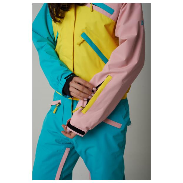 ЖЕНСКИЙ СНОУБОРДИЧЕСКИЙ КОМБИНЕЗОН RUNNING SPORT - Аритикул 7799-mint-M - Фото 24