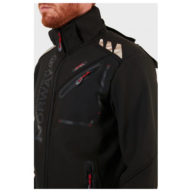 Софтшеловая куртка мужская  GEOGRAPHICAL NORWAY «ROYAUTE»  - Аритикул WU8193H/GNO-NAVY-BLACK-M - Фото 4