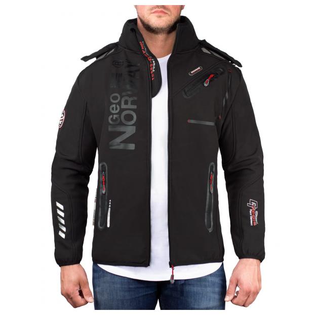 Софтшеловая куртка мужская  GEOGRAPHICAL NORWAY «ROYAUTE»  - Аритикул WU8193H/GNO-NAVY-BLACK-M - Фото 7