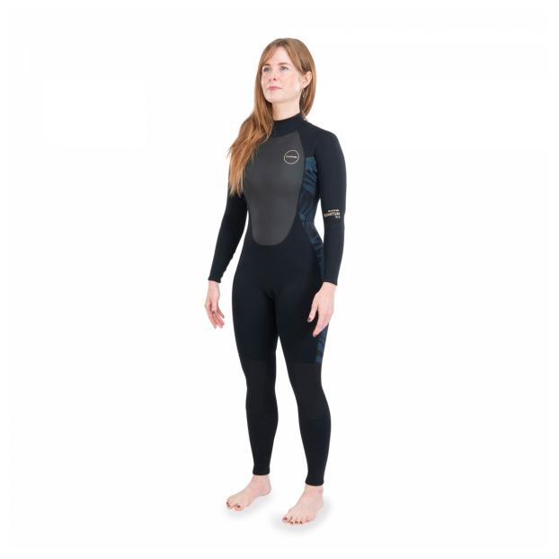 Гидрокостюм DAKINE Women's Quantum Back Zip Full Suit 3/2mm Black/Grey - Аритикул DK22W32QBZ-Black/Grey-10 - Фото 3