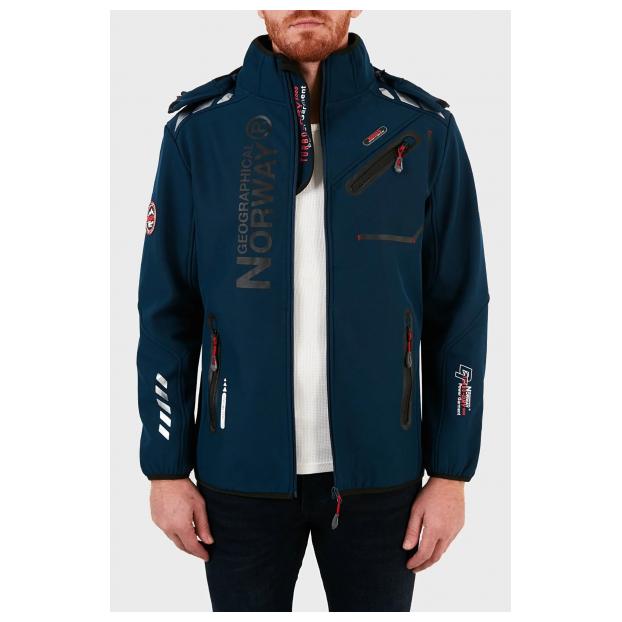 Софтшеловая куртка мужская  GEOGRAPHICAL NORWAY «ROYAUTE»  - Аритикул WU8193H/GNO-NAVY-BLACK-M - Фото 19