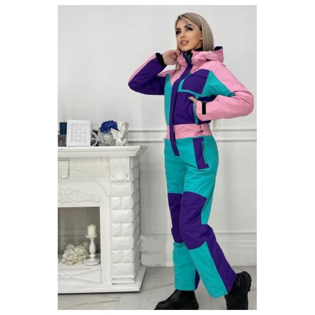 ЖЕНСКИЙ СНОУБОРДИЧЕСКИЙ КОМБИНЕЗОН RUNNING SPORT - Аритикул 7799-mint-M - Фото 28