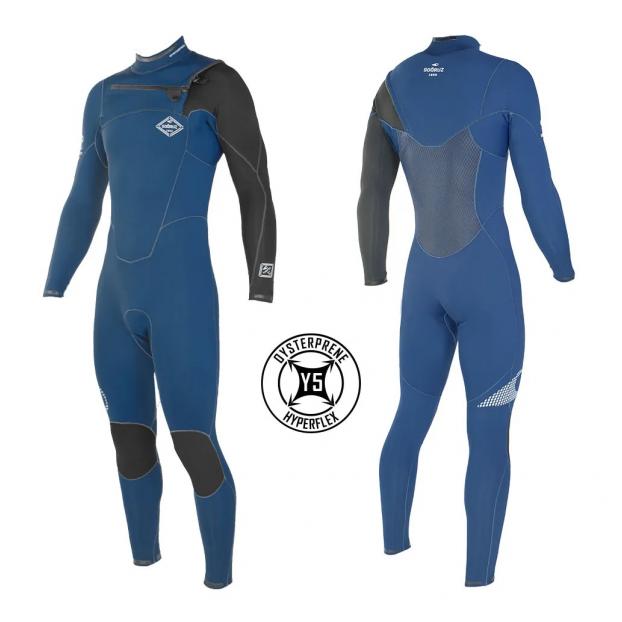 ГИДРОКОСТЮМ МУЖ. SOORUZ «FIGHTER C ПЕРЕДНЕЙ МОЛНИЕЙ» 5/4/3 ММ - Аритикул W3 MW543CZFIGBL-M - Фото 3