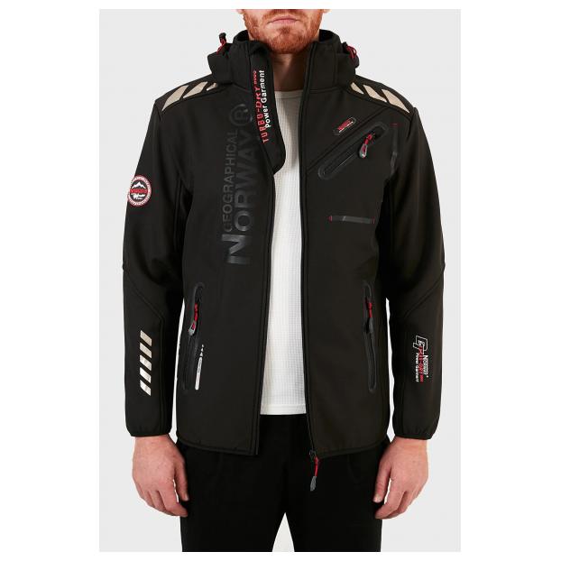 Софтшеловая куртка мужская  GEOGRAPHICAL NORWAY «ROYAUTE»  - Аритикул WU8193H/GNO-NAVY-BLACK-M - Фото 1